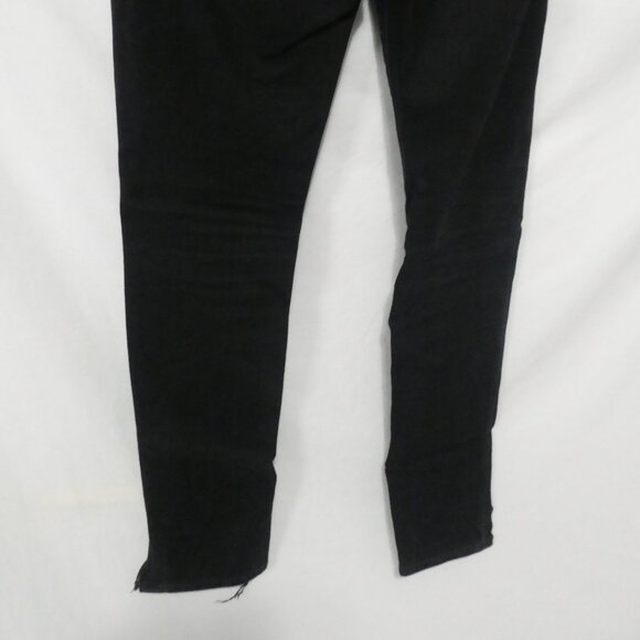 LUCKY BRAND - Bridgette Skinny | 4/27 ankle | Stylish Black Skinny Jeans Raw Hem - Picture 14 of 16